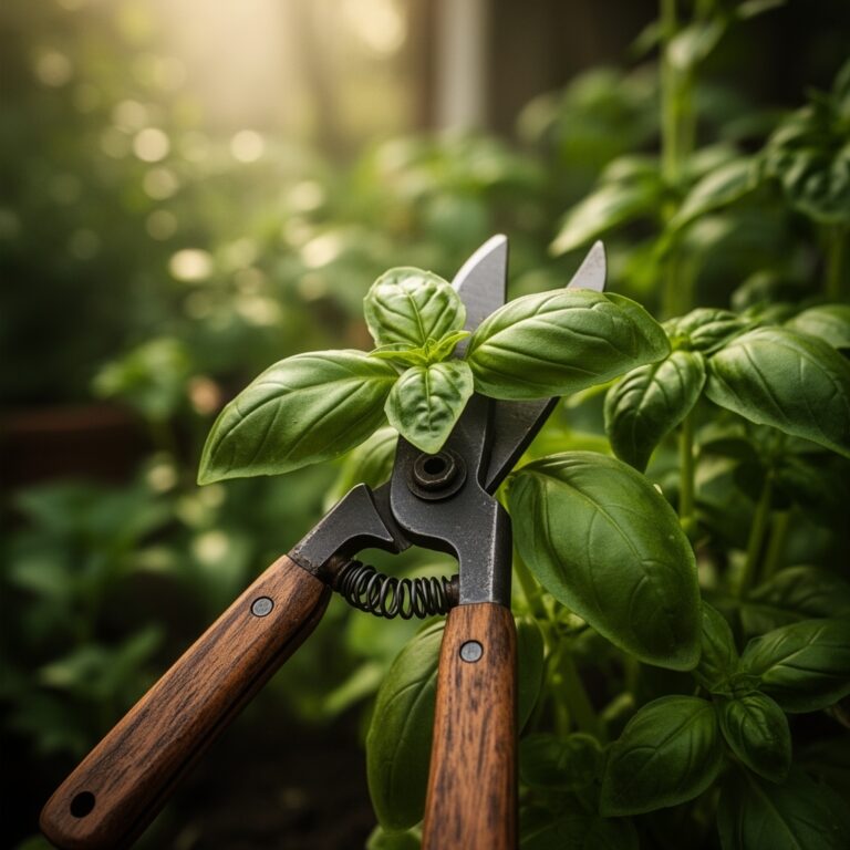 Best snips for harvesting indoor basil