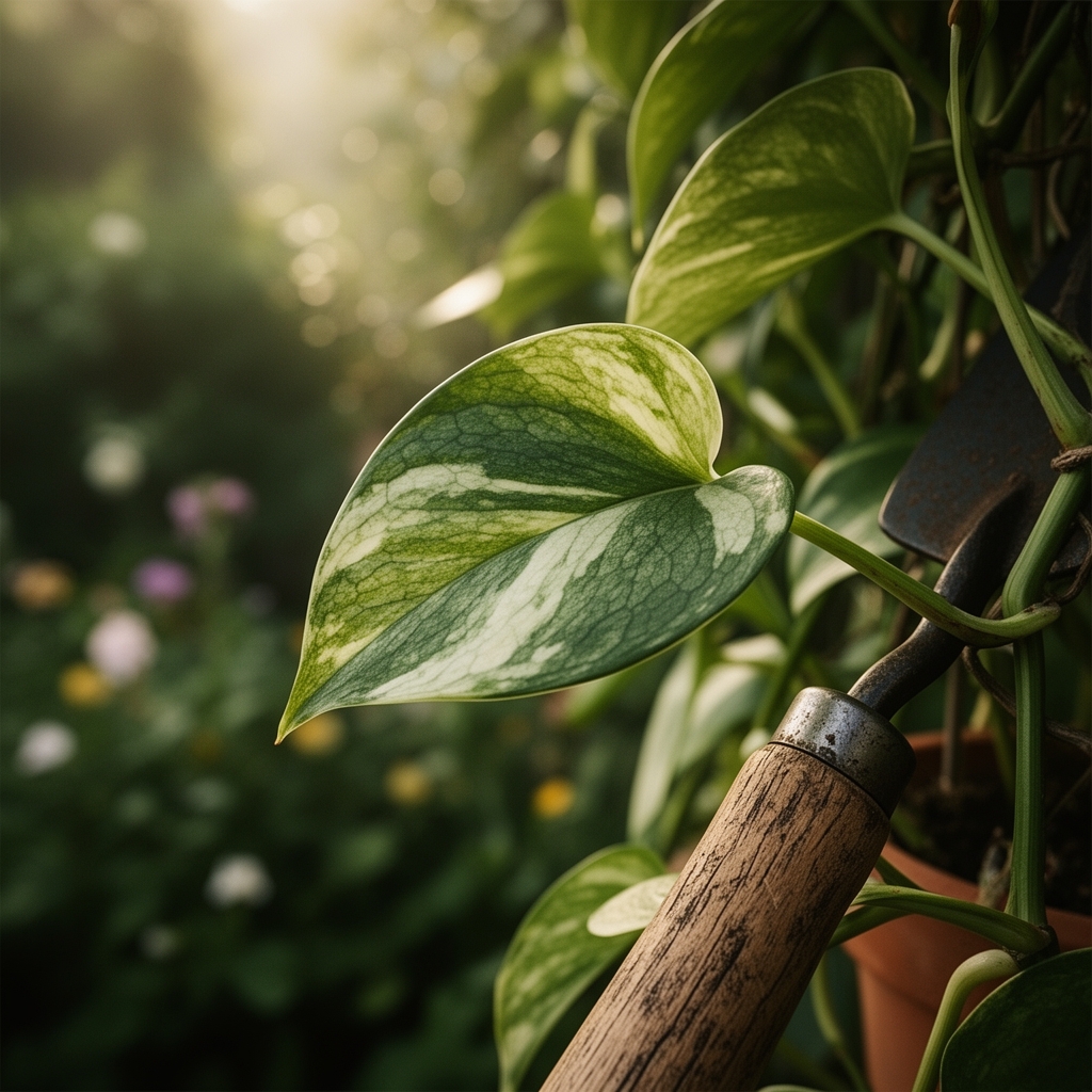 How to prepare a marble pothos for climbing