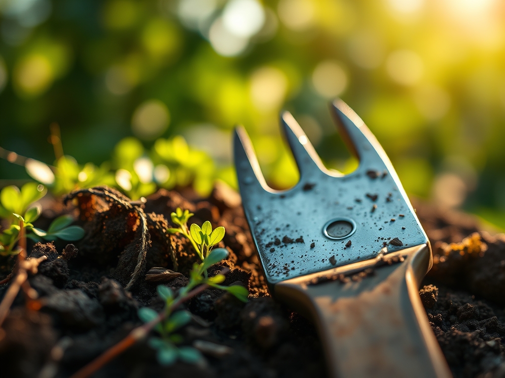 How to prepare a garden for a tool maintenance check