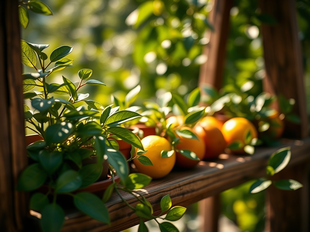 How to prepare a plant shelf for citrus