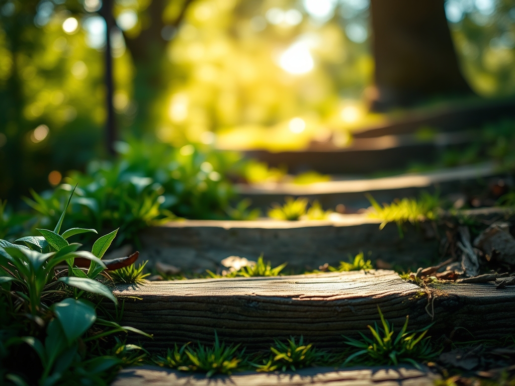 Steps for building a garden path