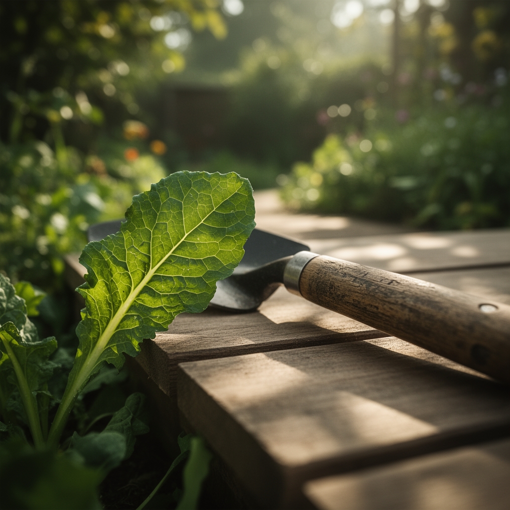Steps for building a garden viewing platform