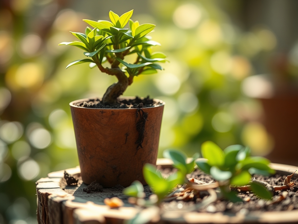 Steps for repotting a dragon tree