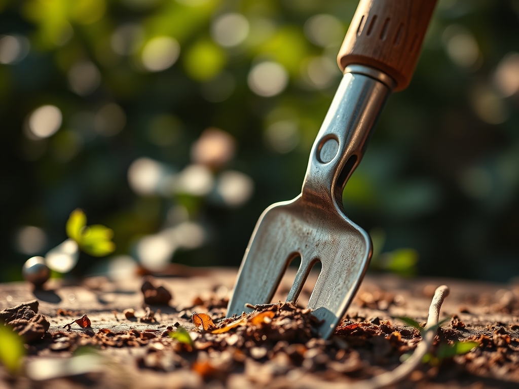 Using a maintenance list for garden tools